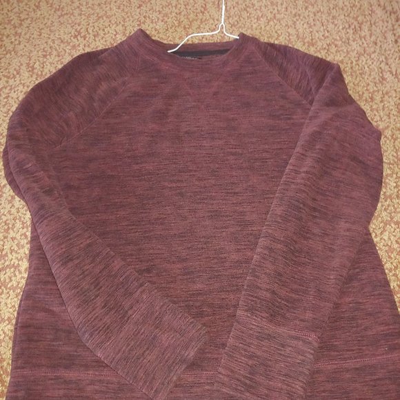 Banana Republic Artic "Winter Warm & Light" Fleece - Maroon/Rust Speckled/Medium - Picture 1 of 4